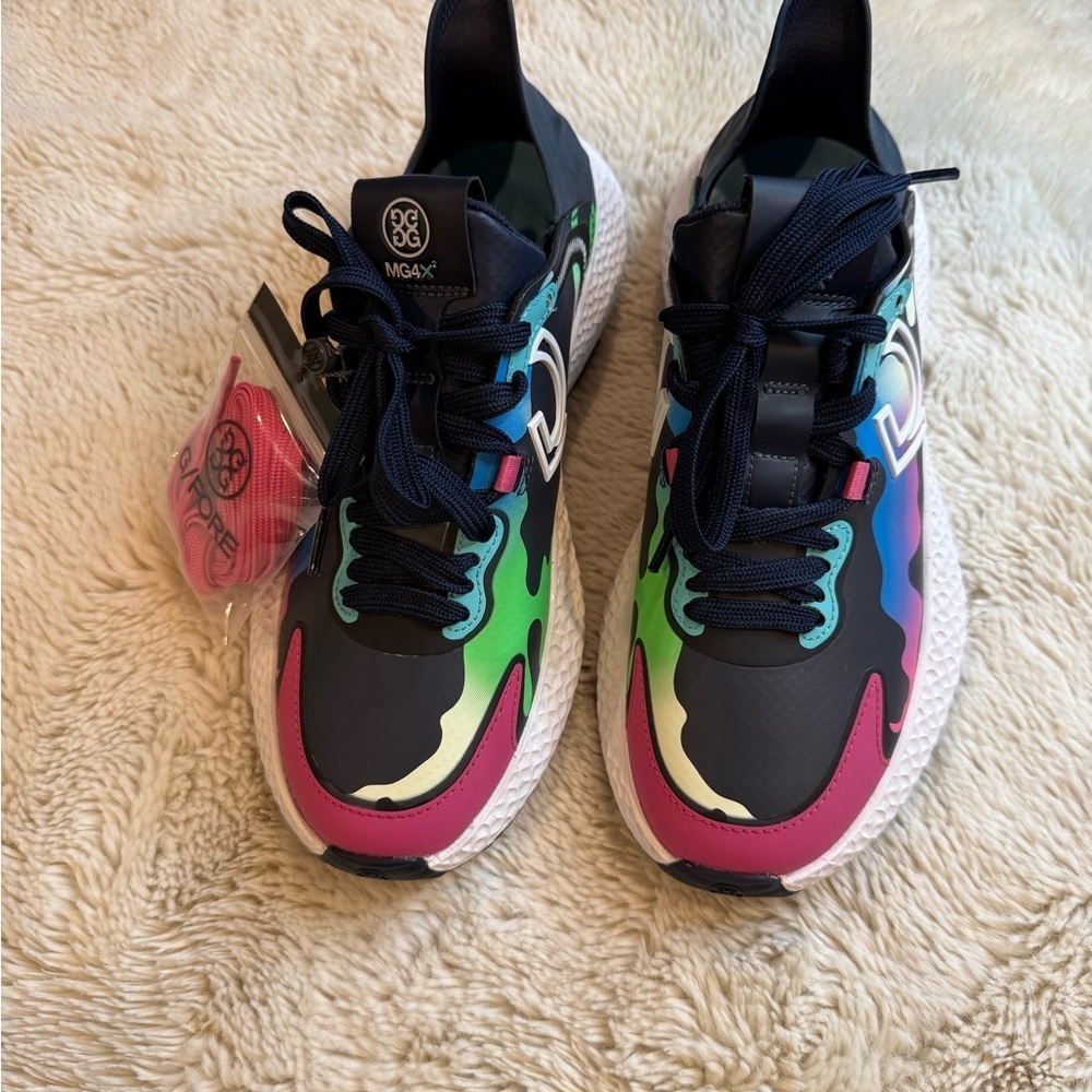 G/FORE Navy and Black Sneakers - Picture 9 of 10